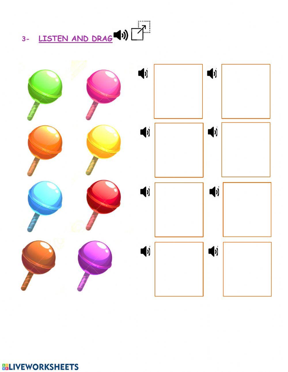 Numbers- Colours- Weather-  School objects