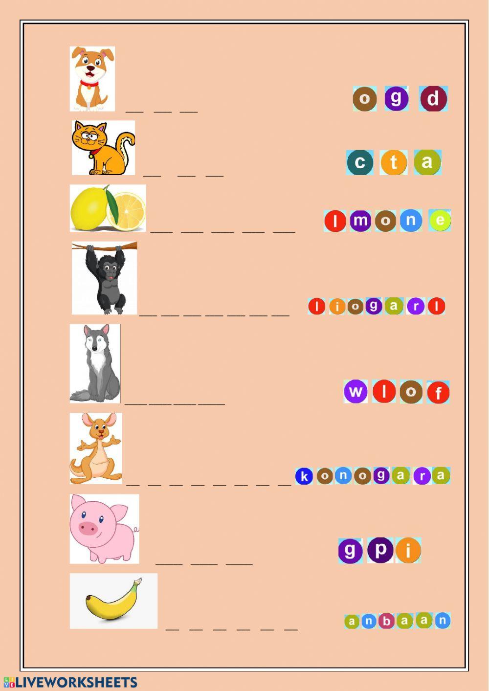 Animals.Food.Prepositios