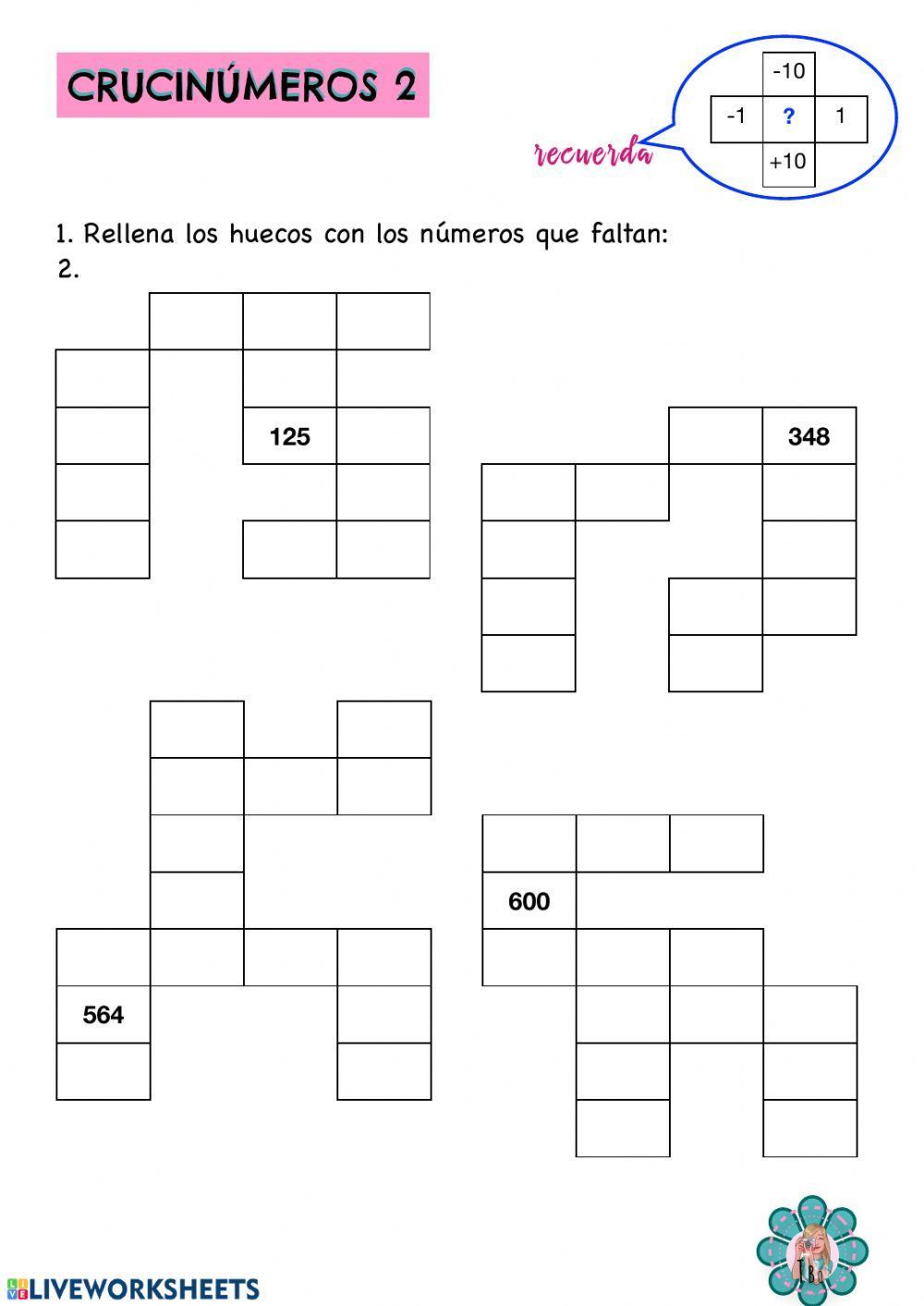 Crucinumeros centenas