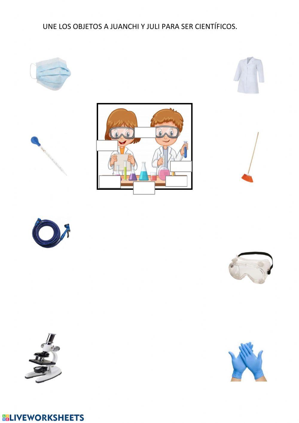 Unir objetos científicos(PISTA)