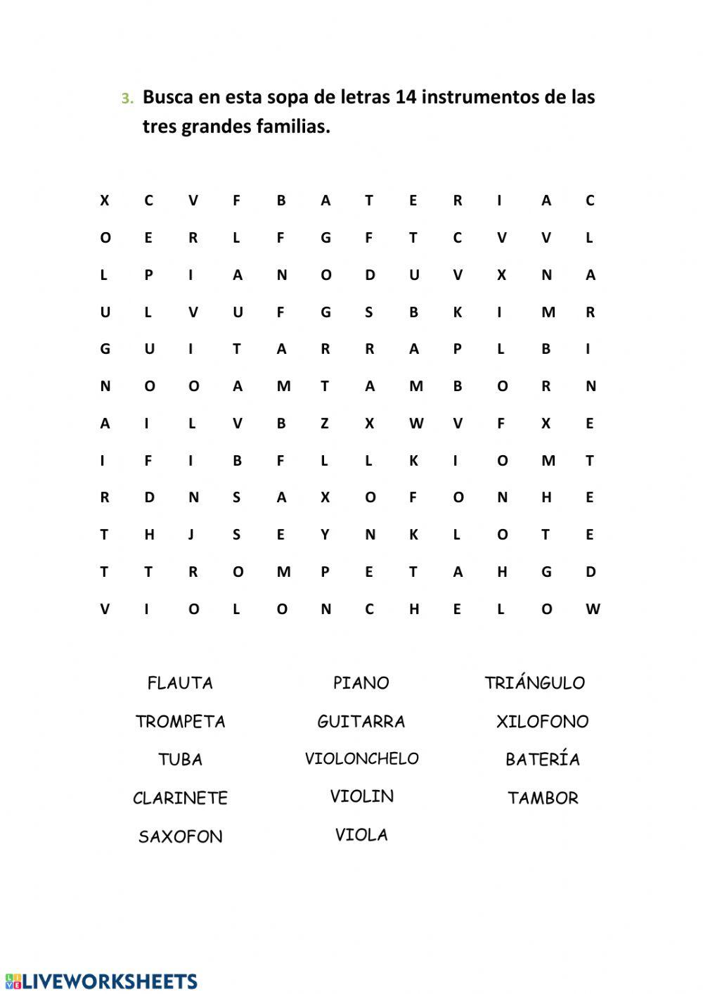 Instrumentos musicales