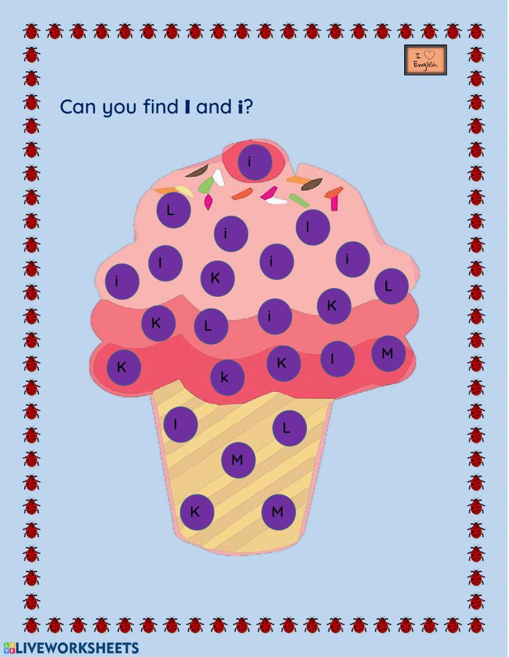 Letter I recognition