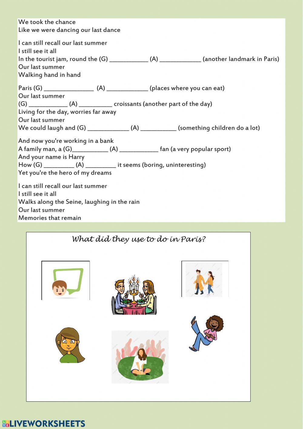 Our Last Summer (ABBA) Used to