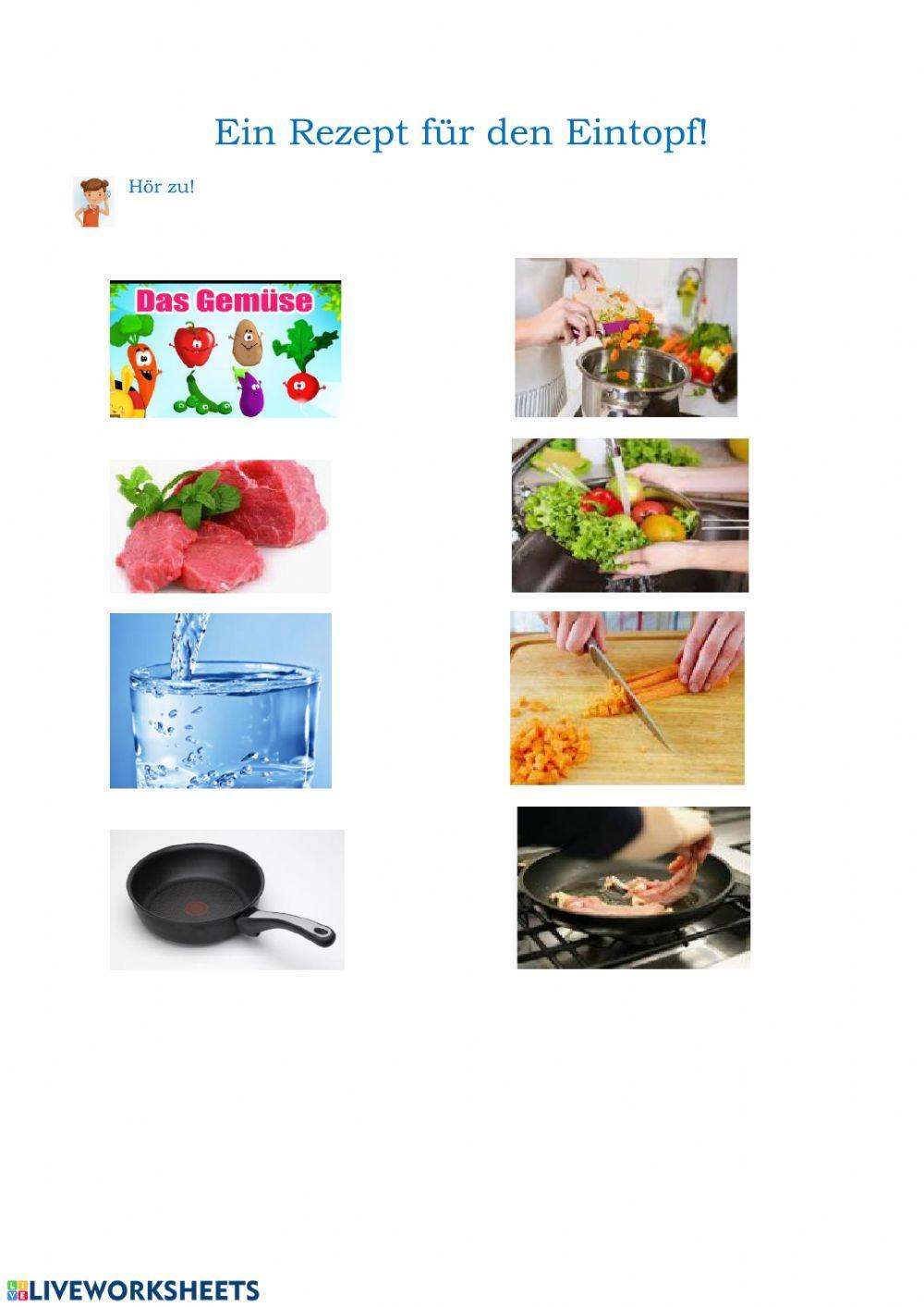 Ein Rezept für den Eintopf