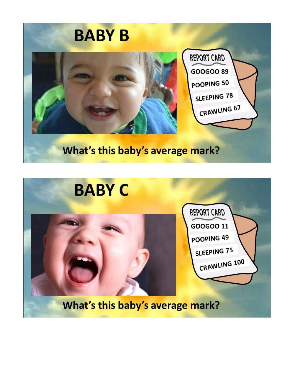 Hey! What's that Baby's Average?