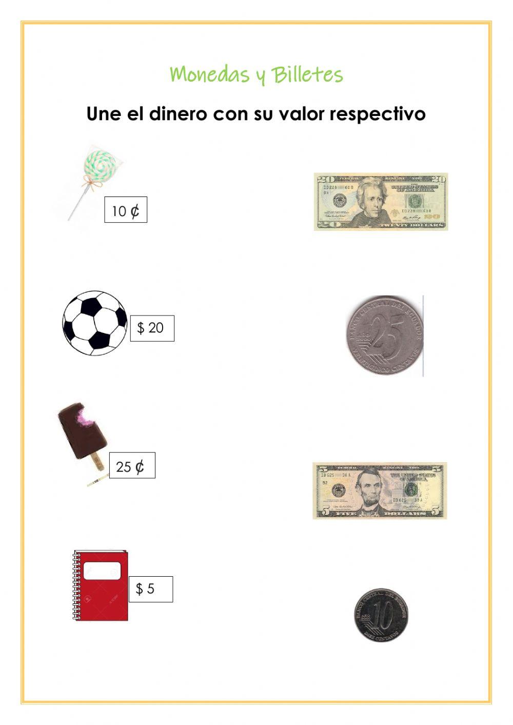Monedas y billetes