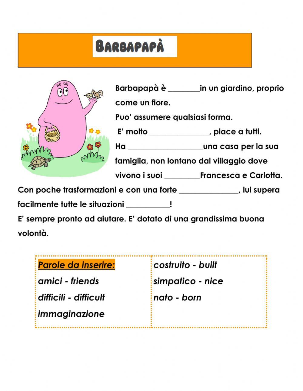 Descrizione di Barbamamma e Barbapapa'
