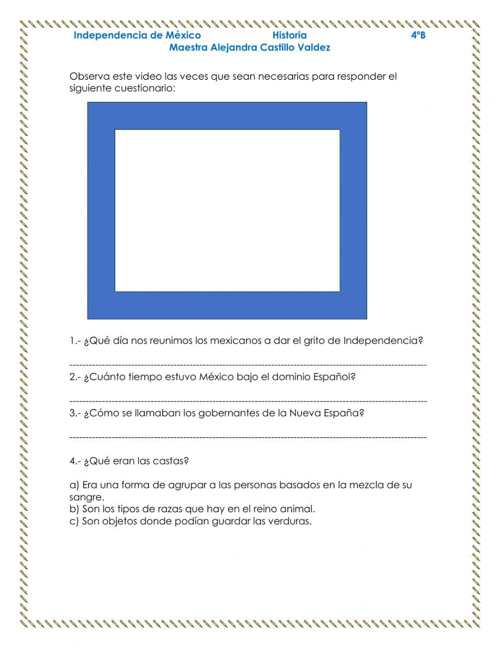 Independencia de mexico