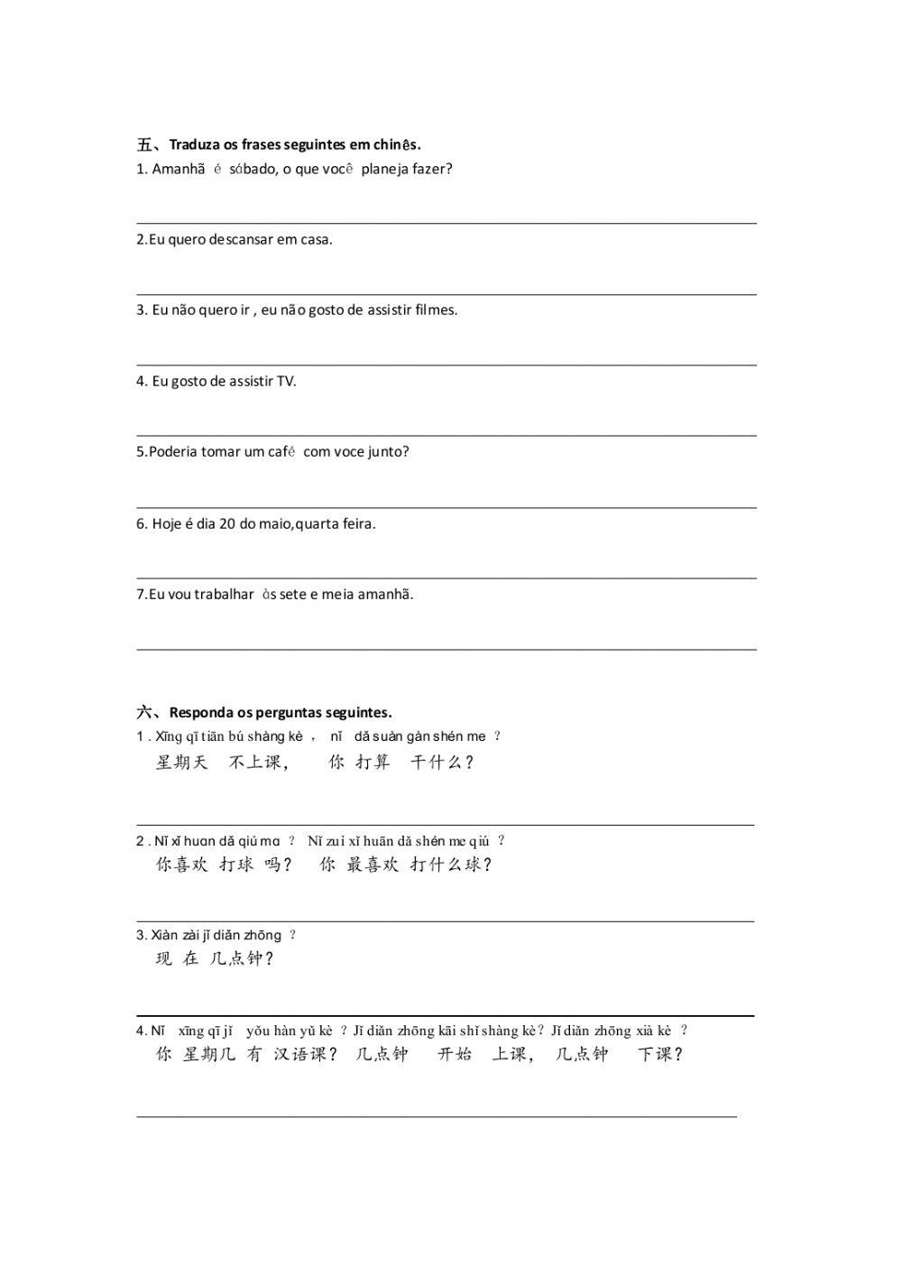 Exercícios do lição6(1)