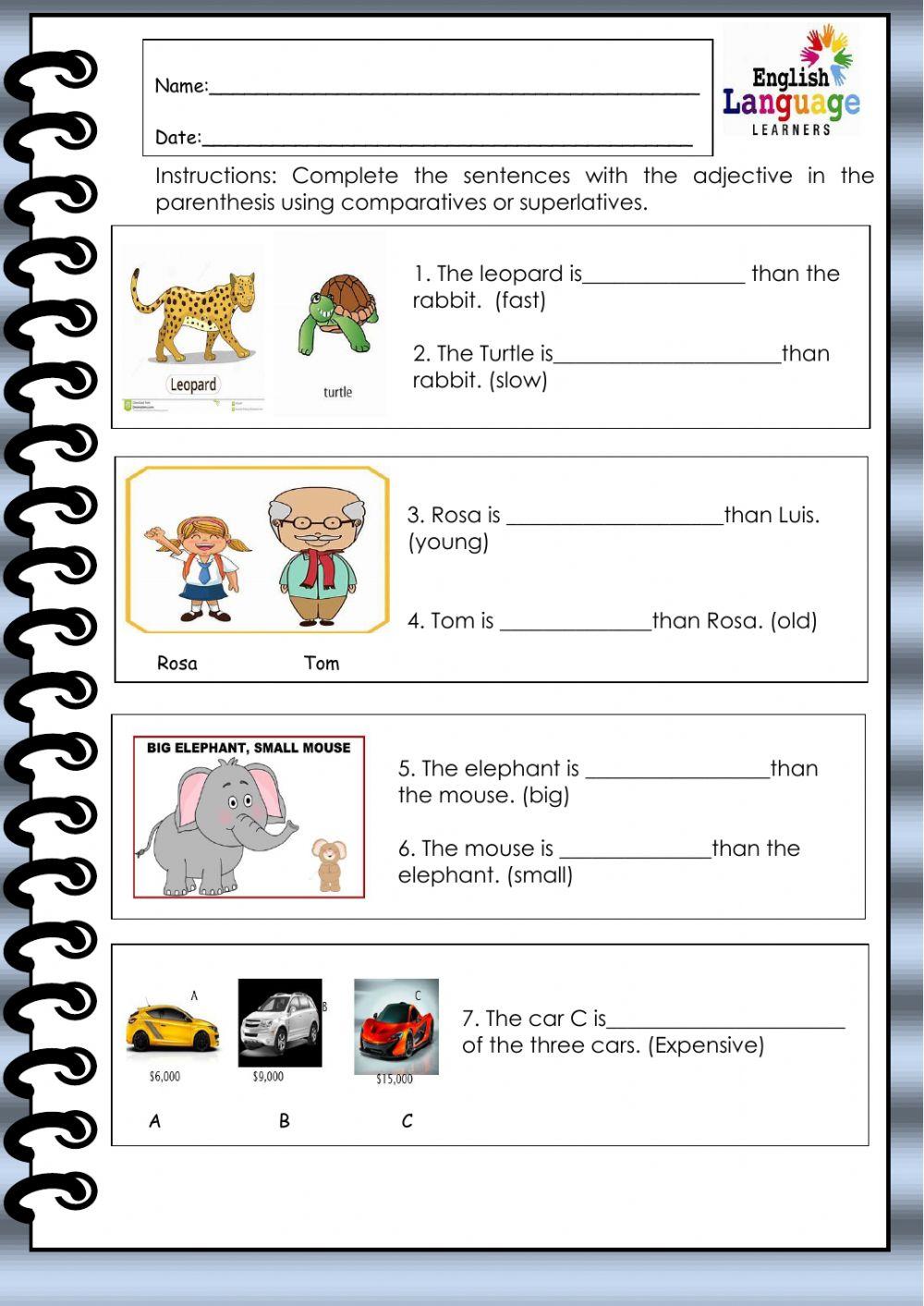 Superlative and Comparative