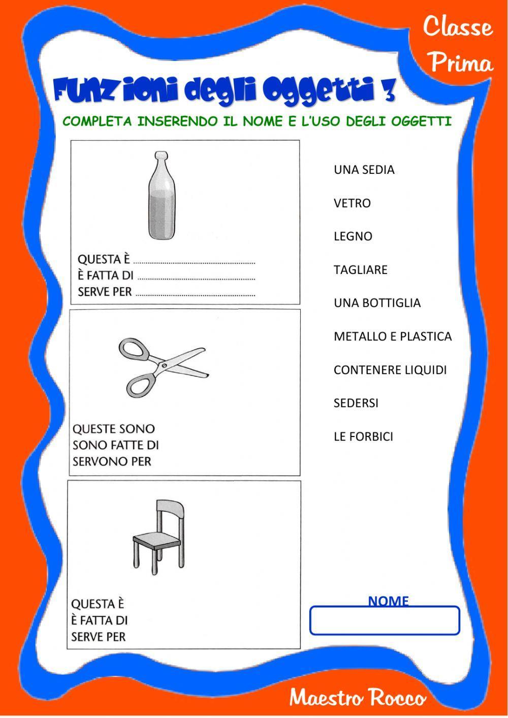 Uso degli oggetti Uso degli oggetti
