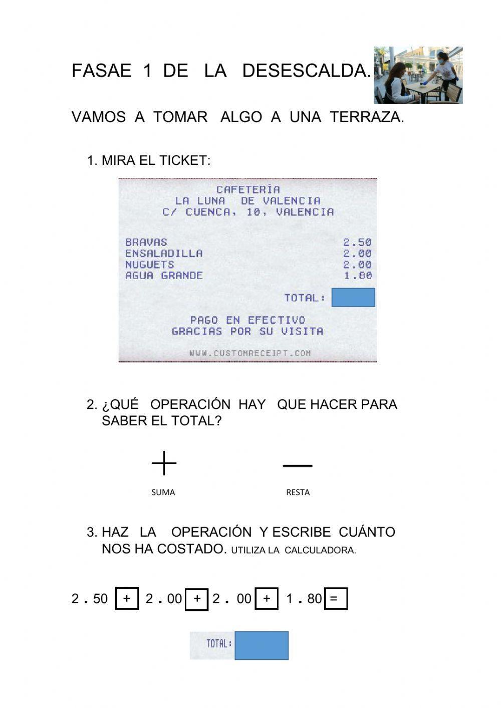 El ticket