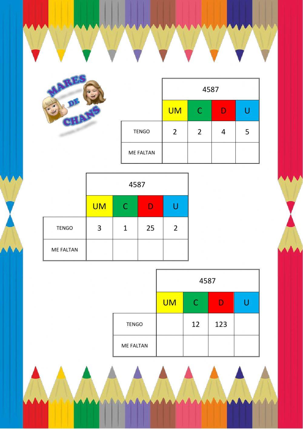 ¿CUÁNTAS UNIDADES ME FALTAN DE CADA ORDEN?