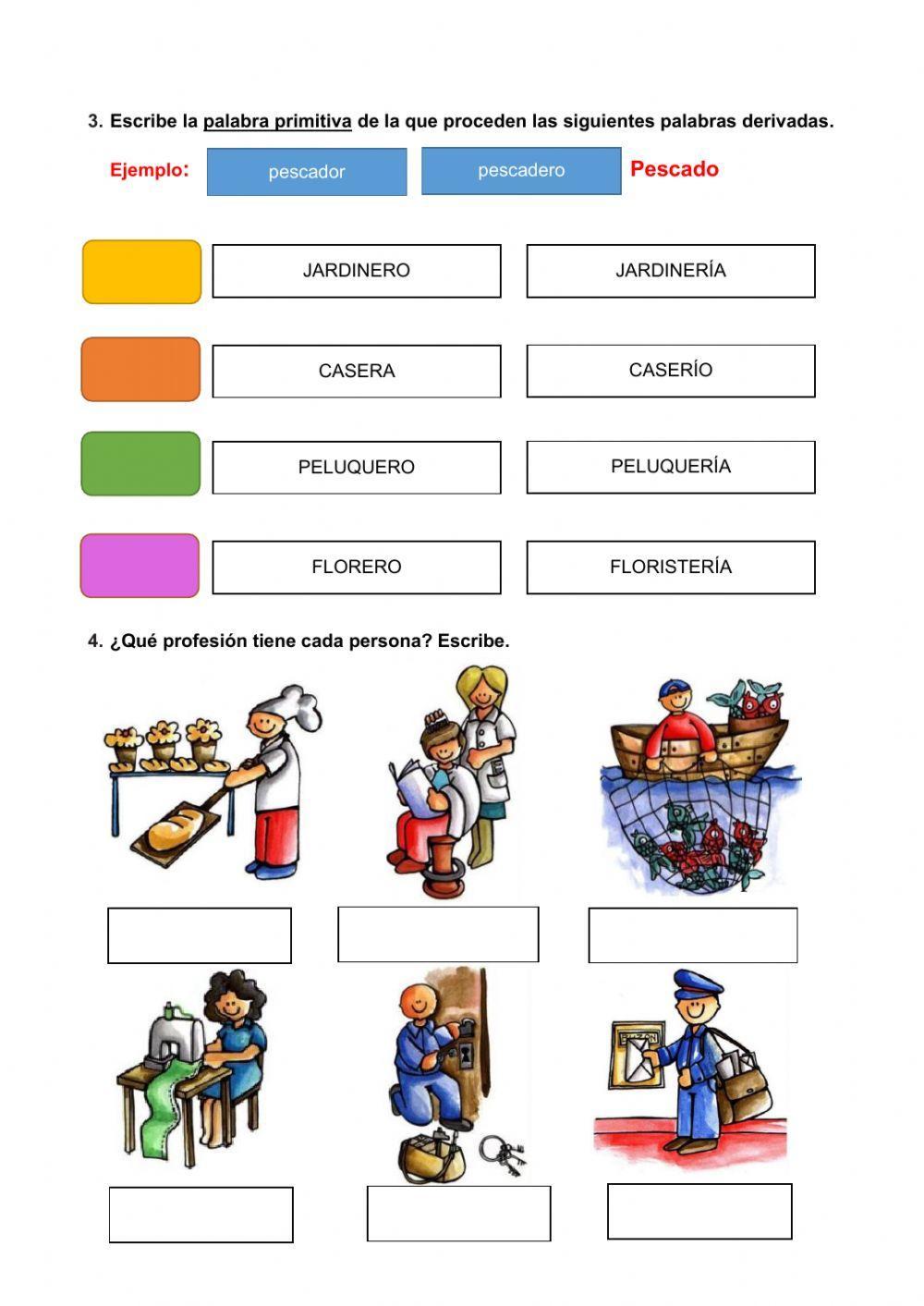 Las palabras derivadas
