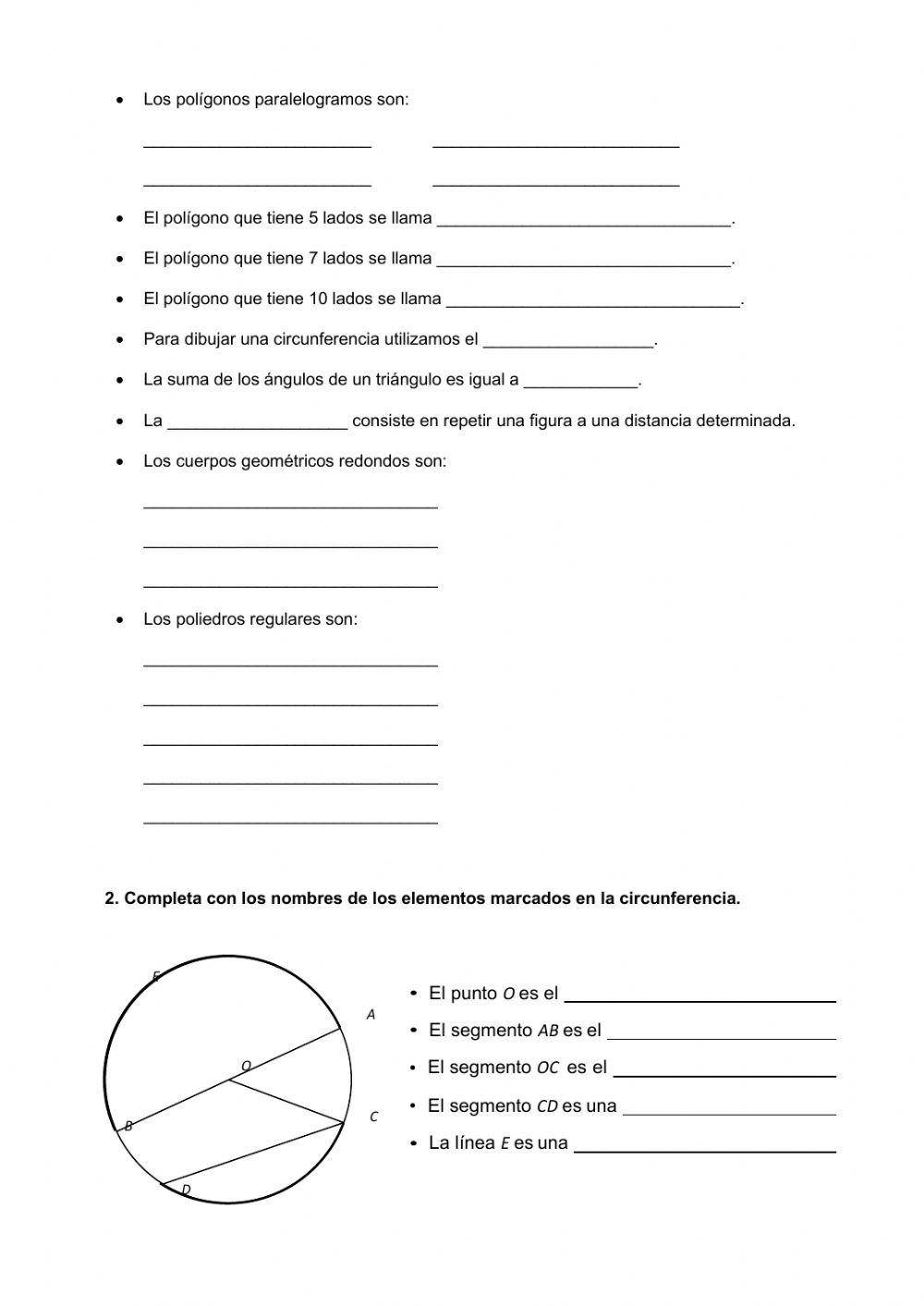 Prueba 1 geometría