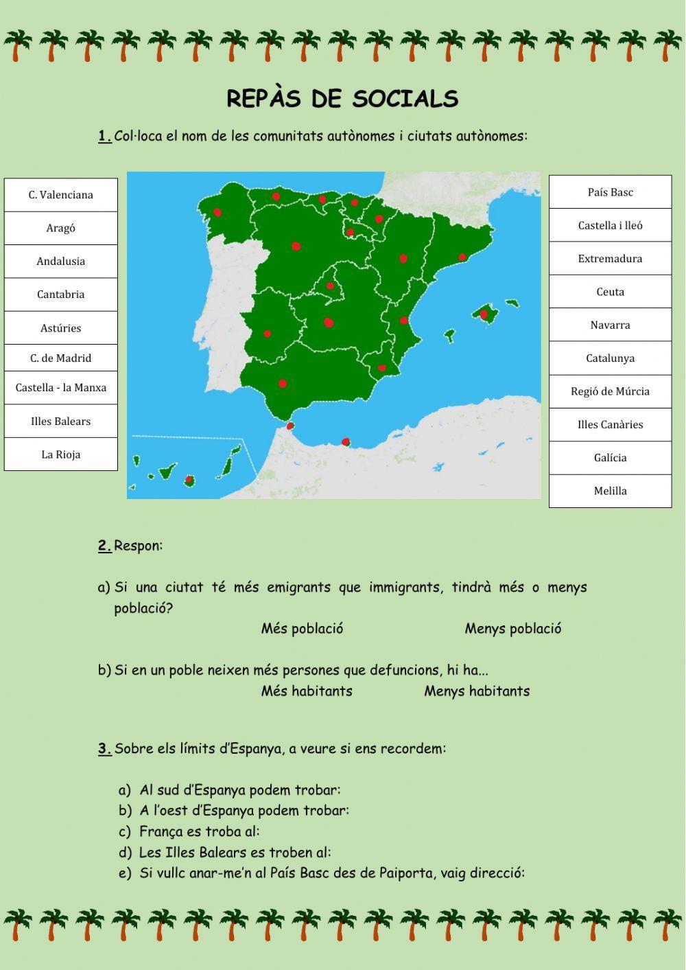 Fitxa de repàs Socials
