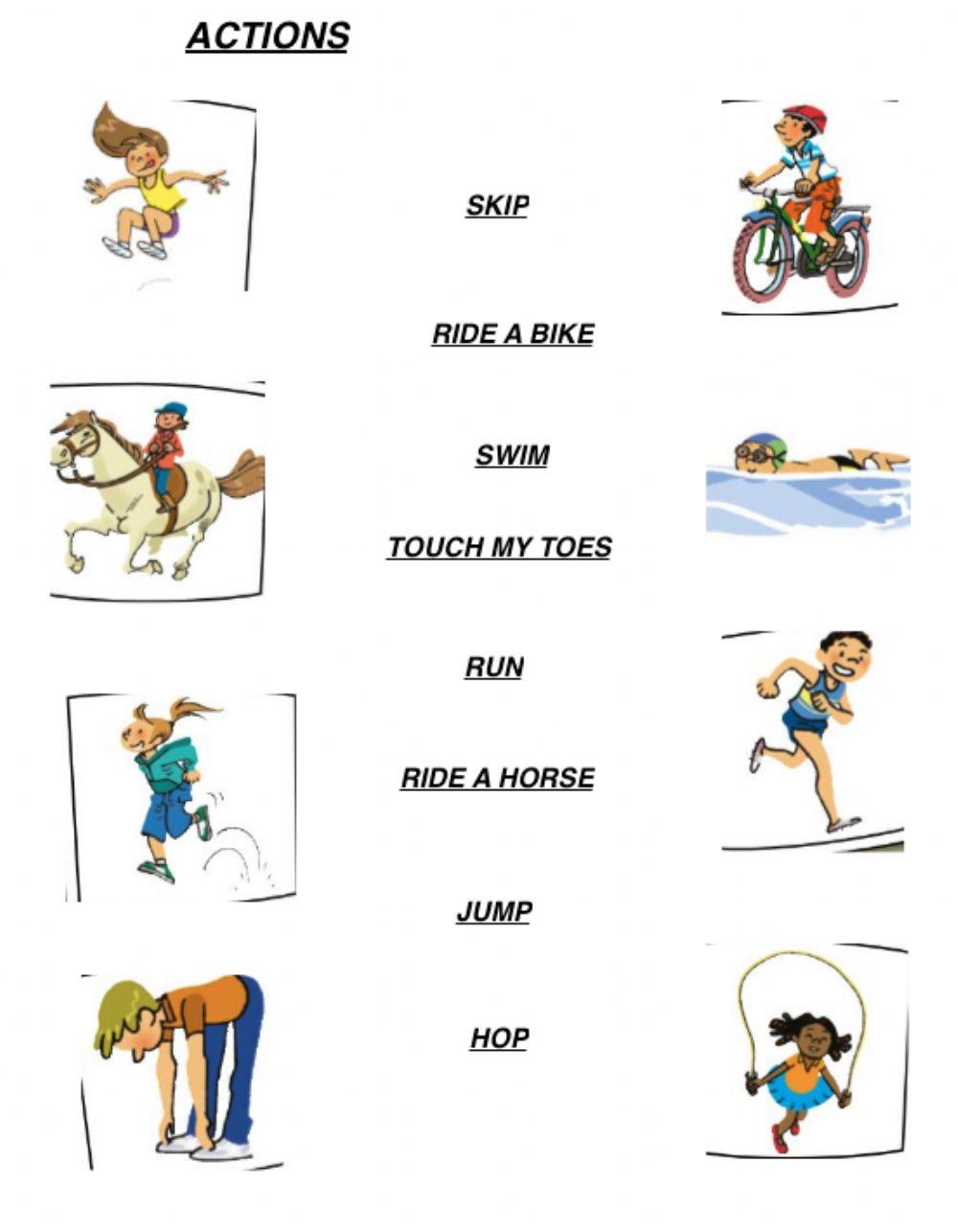 Action verbs Action verbs