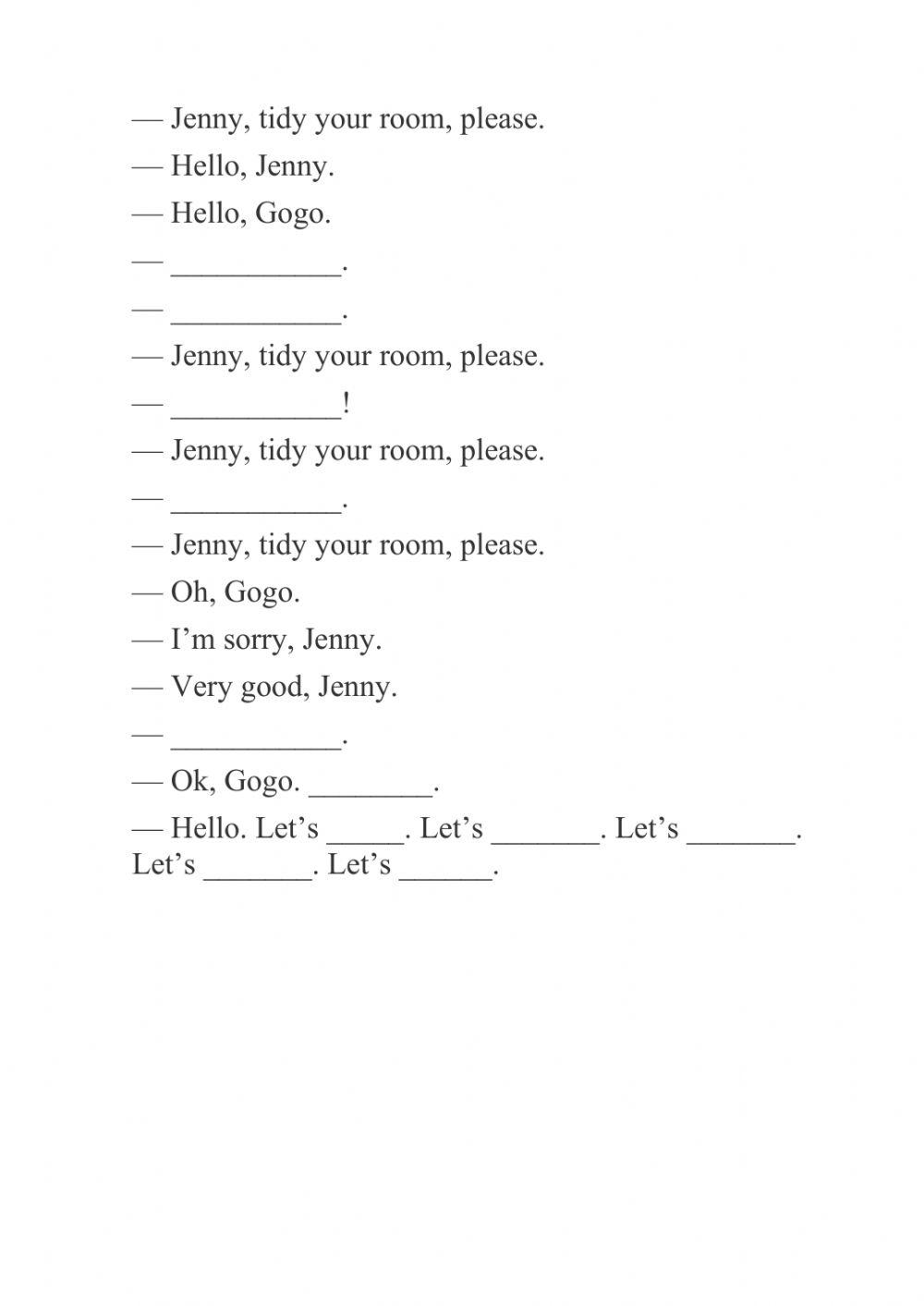 Gogo loves English. Let's! 17 серия