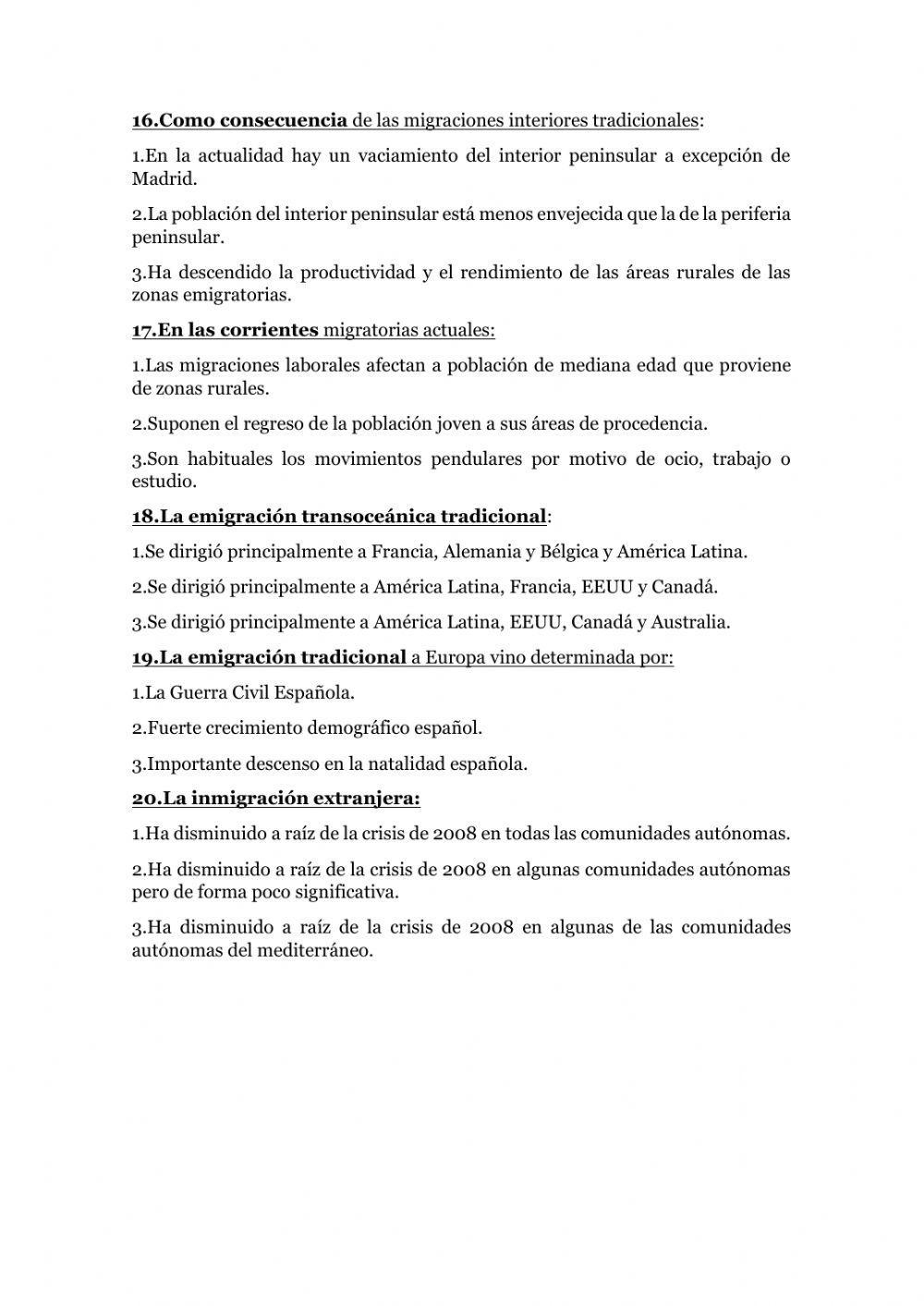 La población española