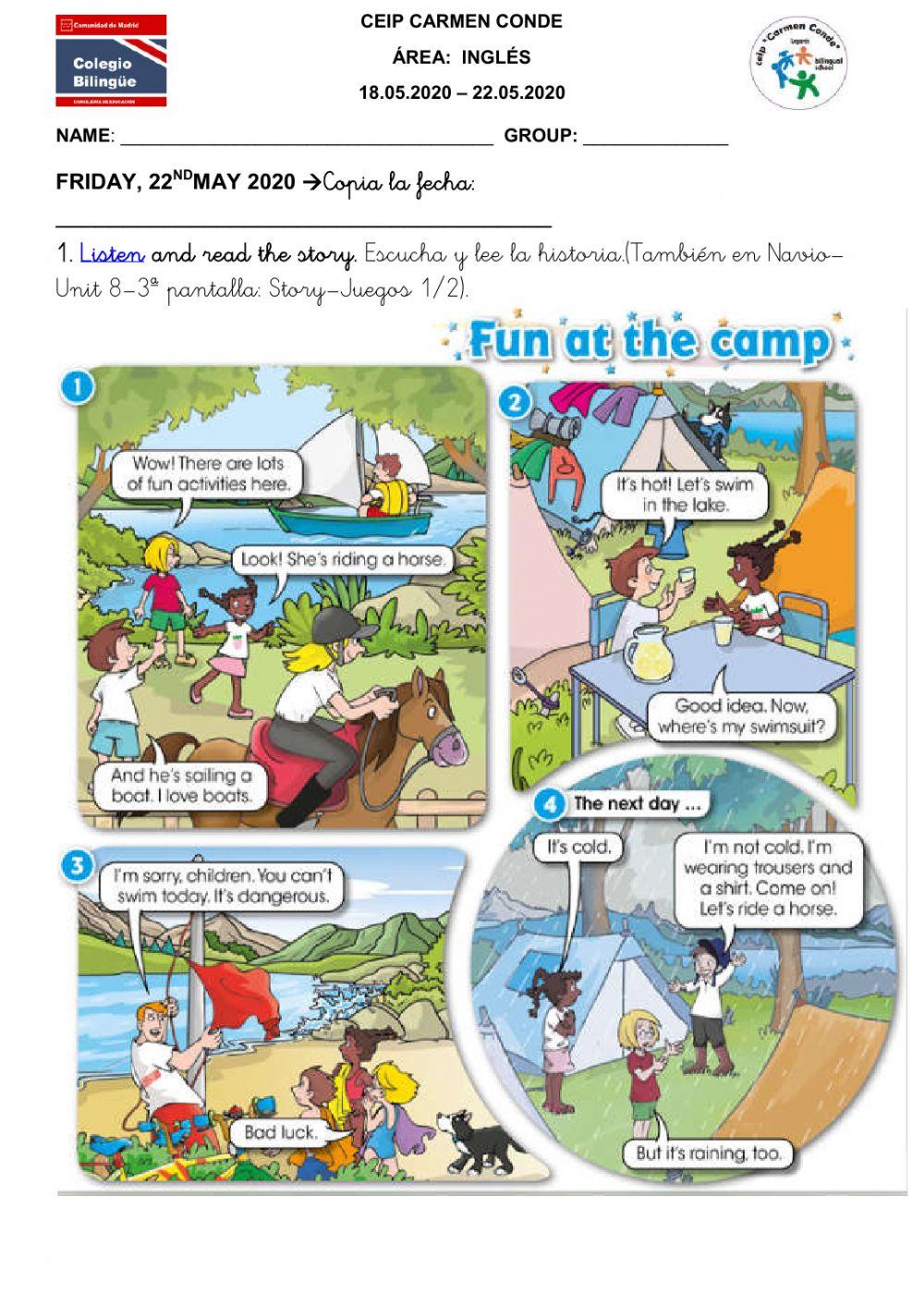 English - Viernes 22.05