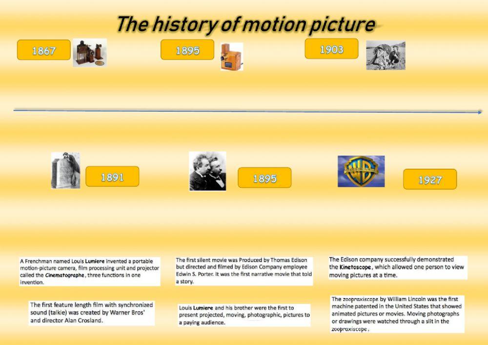 The history od motion