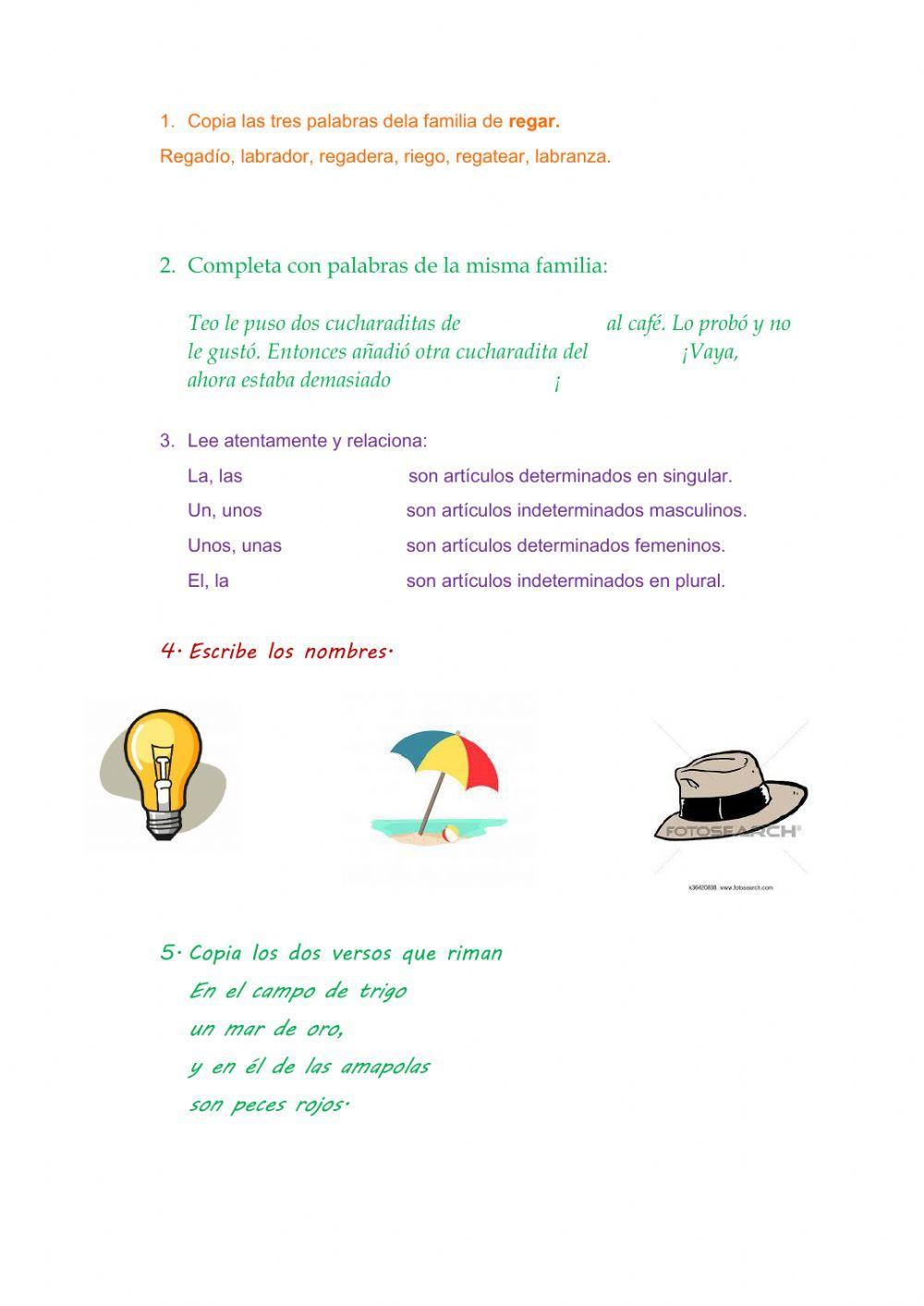 Repasamos lo aprendido en lengua