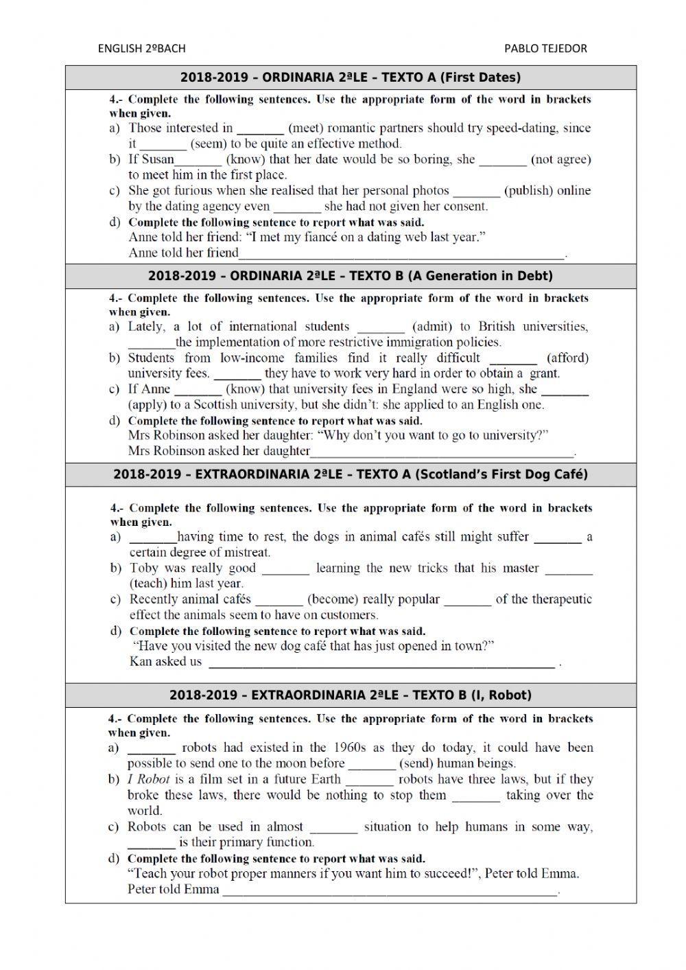 EvAU Grammar Bank 2017-2018