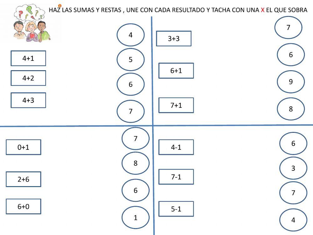 Sumas y restas