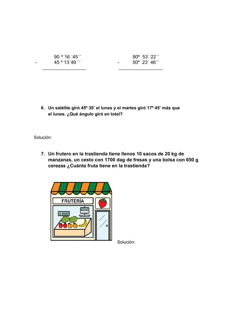 Prueba de matemáticas