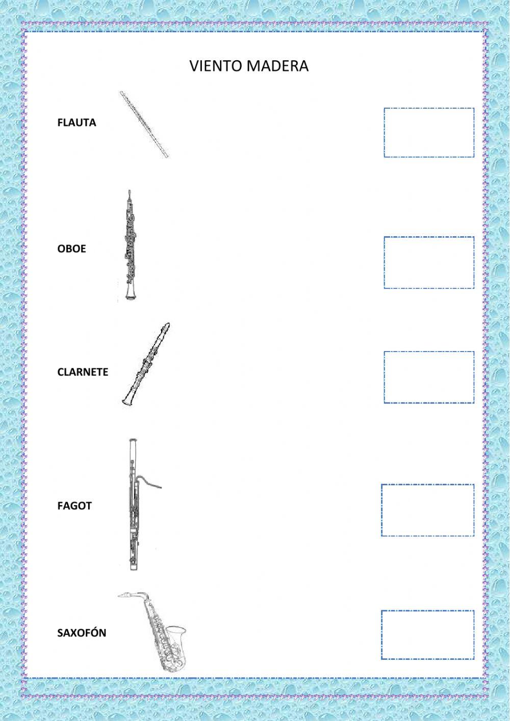 discriminación auditiva instrumentos viento 