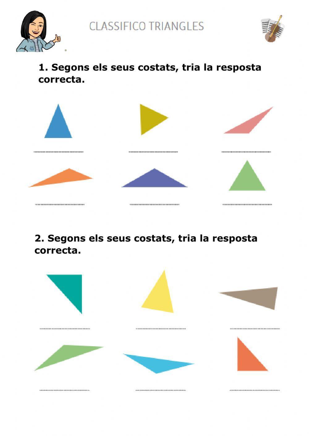 Classifico triangles