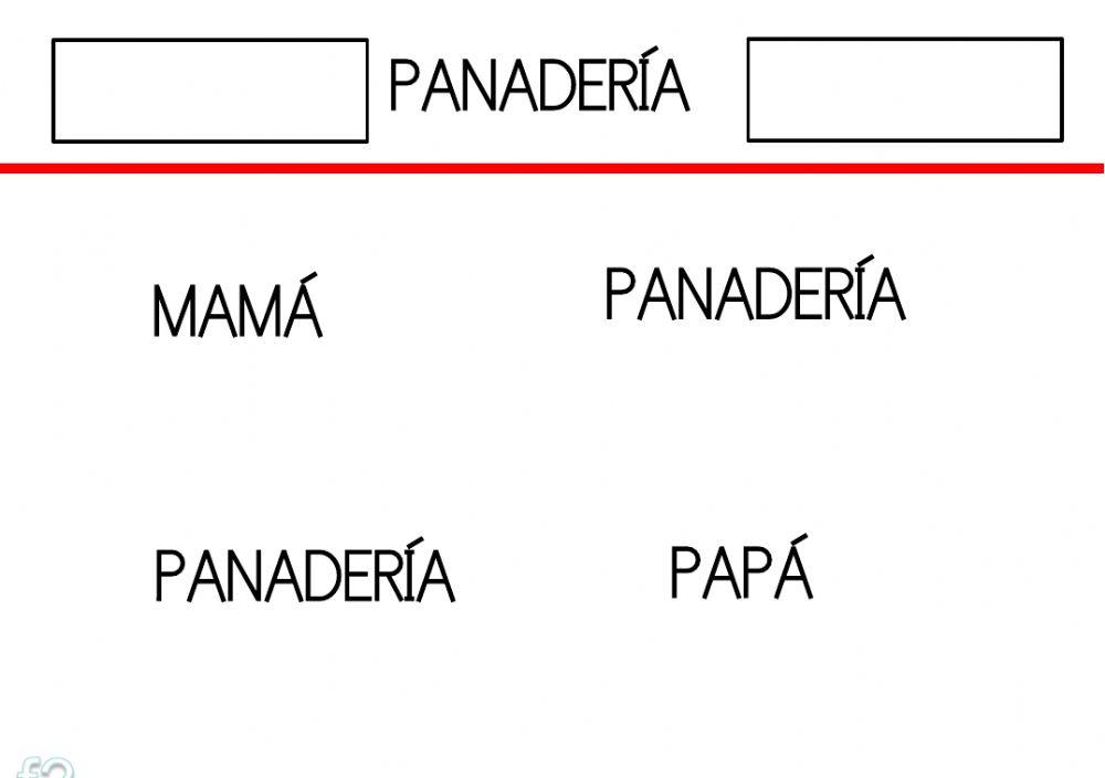 Identificar palabras igual al modelo