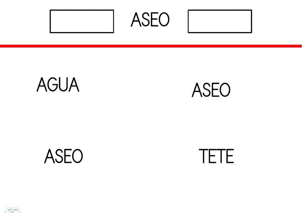 Identificar palabras igual al modelo