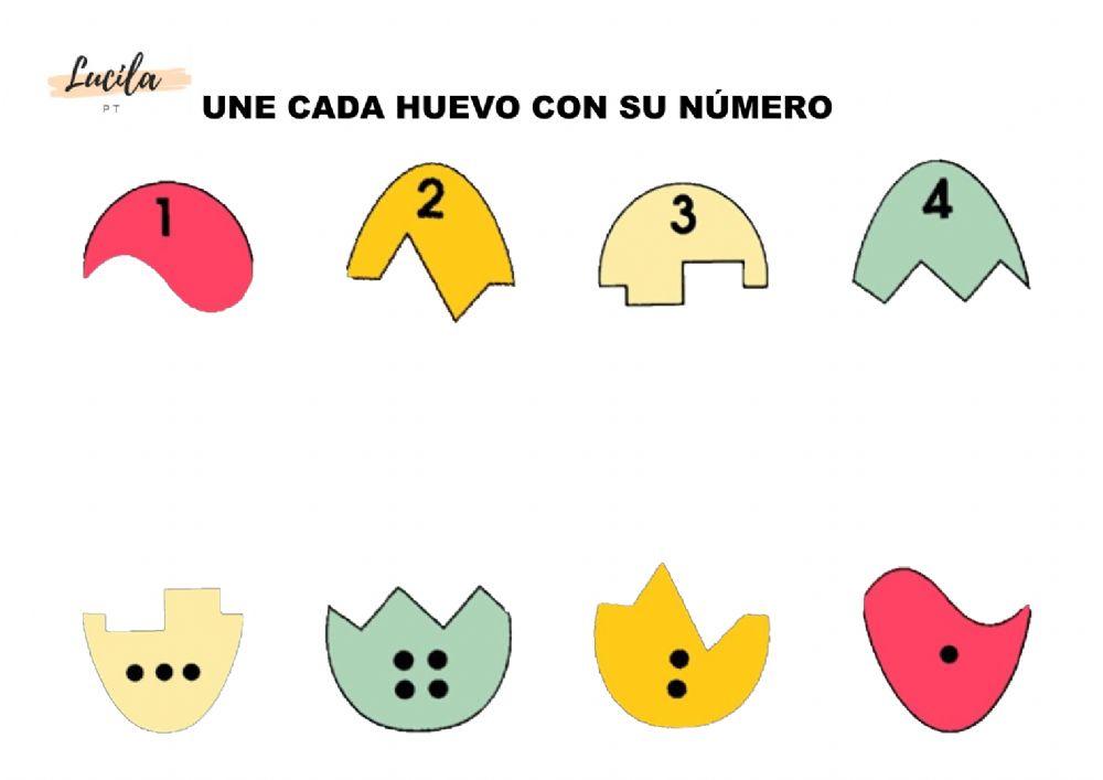 Puzzle número cantidad