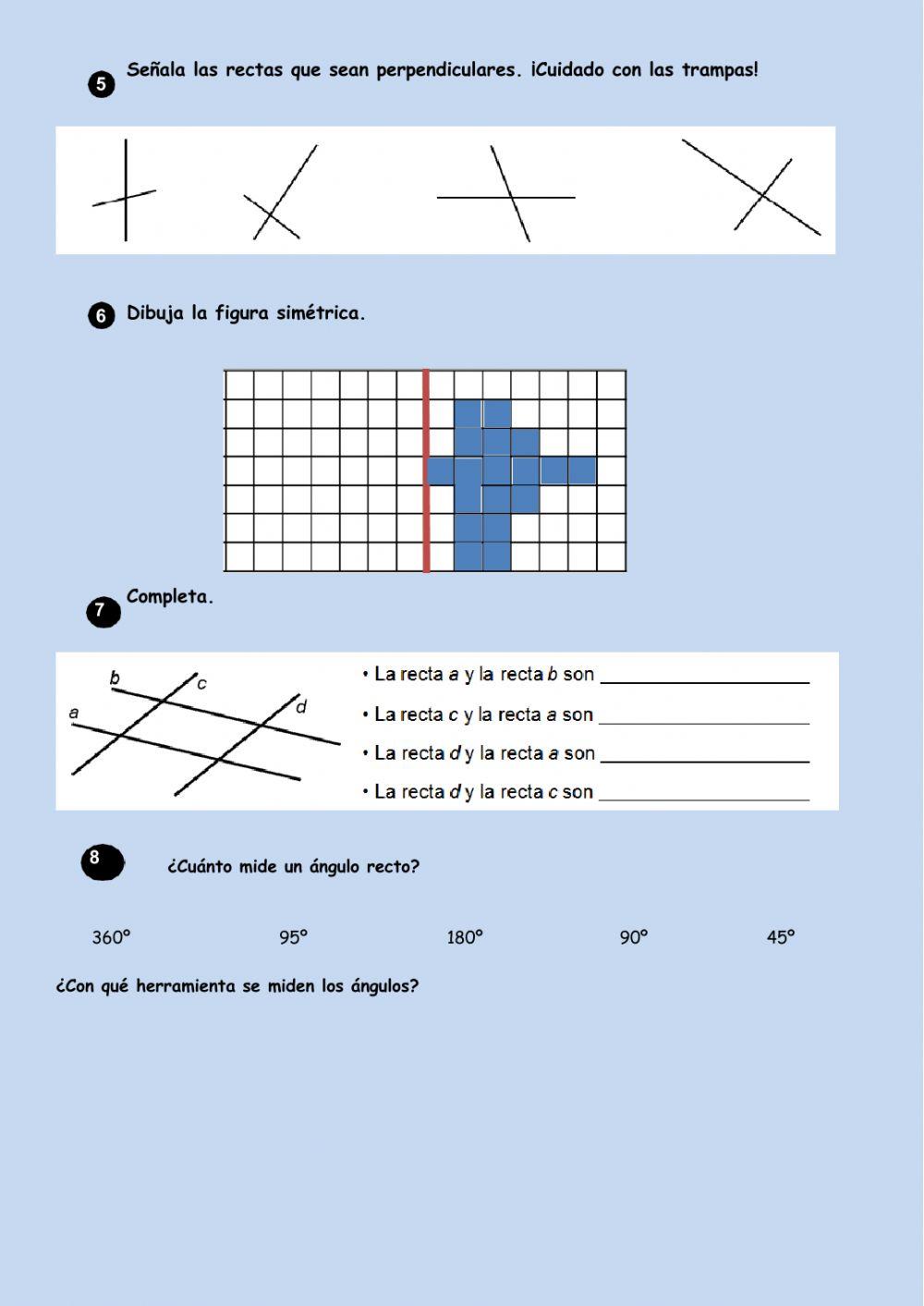 Repaso matemáticas 3º