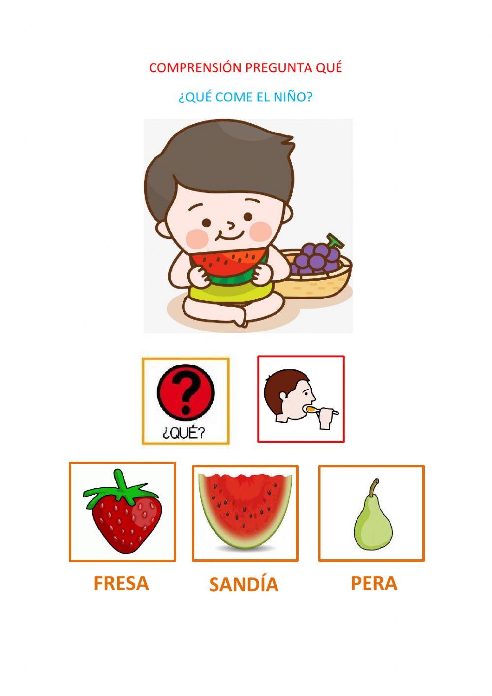 Comprensión de la pregunta qué