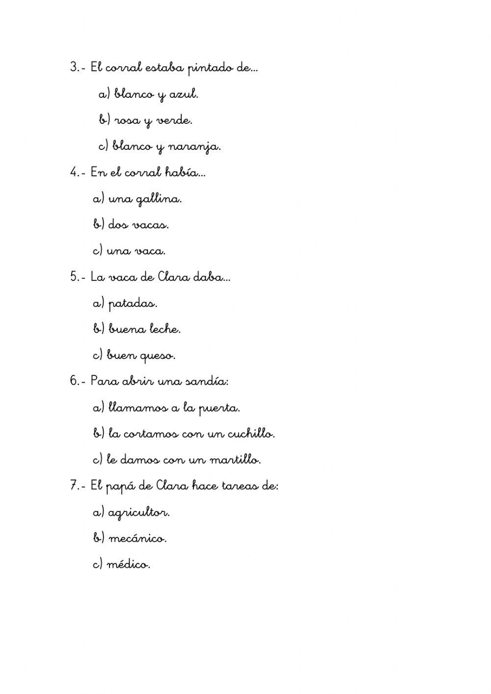 Comprensión lectora