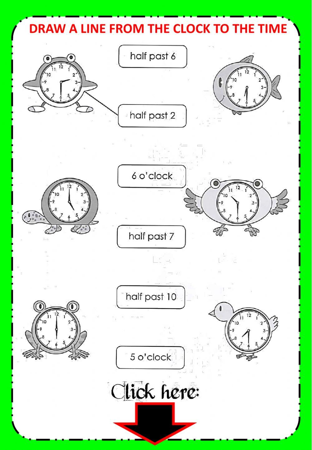 Time to the Half an Hour