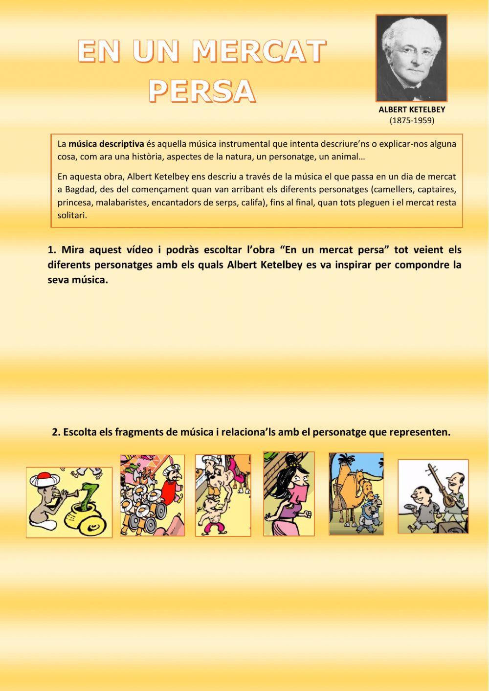 Audició: En un mercat persa