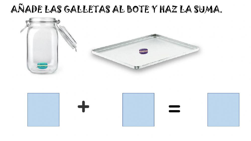 Sumas con galletas hasta 6