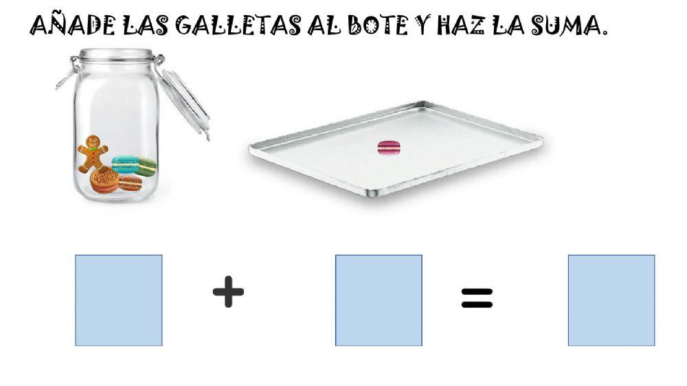 Sumas con galletas hasta 6