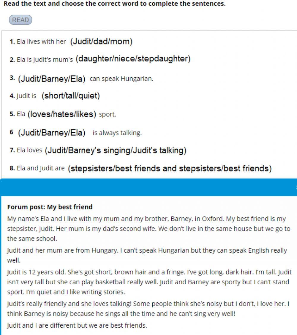 Reading Family description