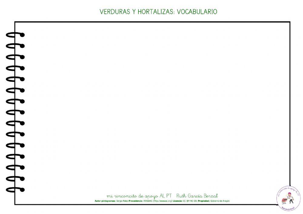 Las verduras: ordena las sílabas 7