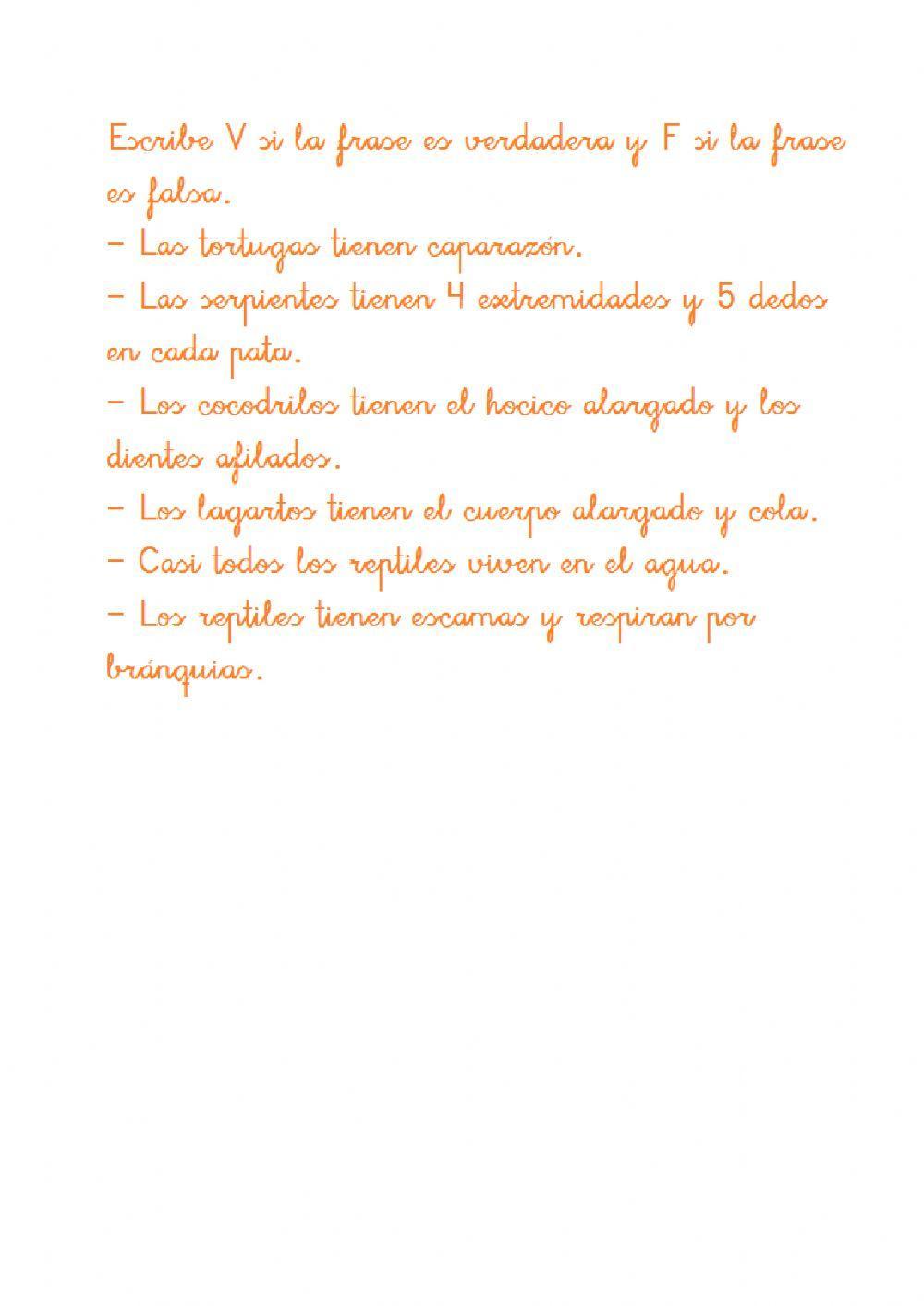 Los reptiles Los reptiles