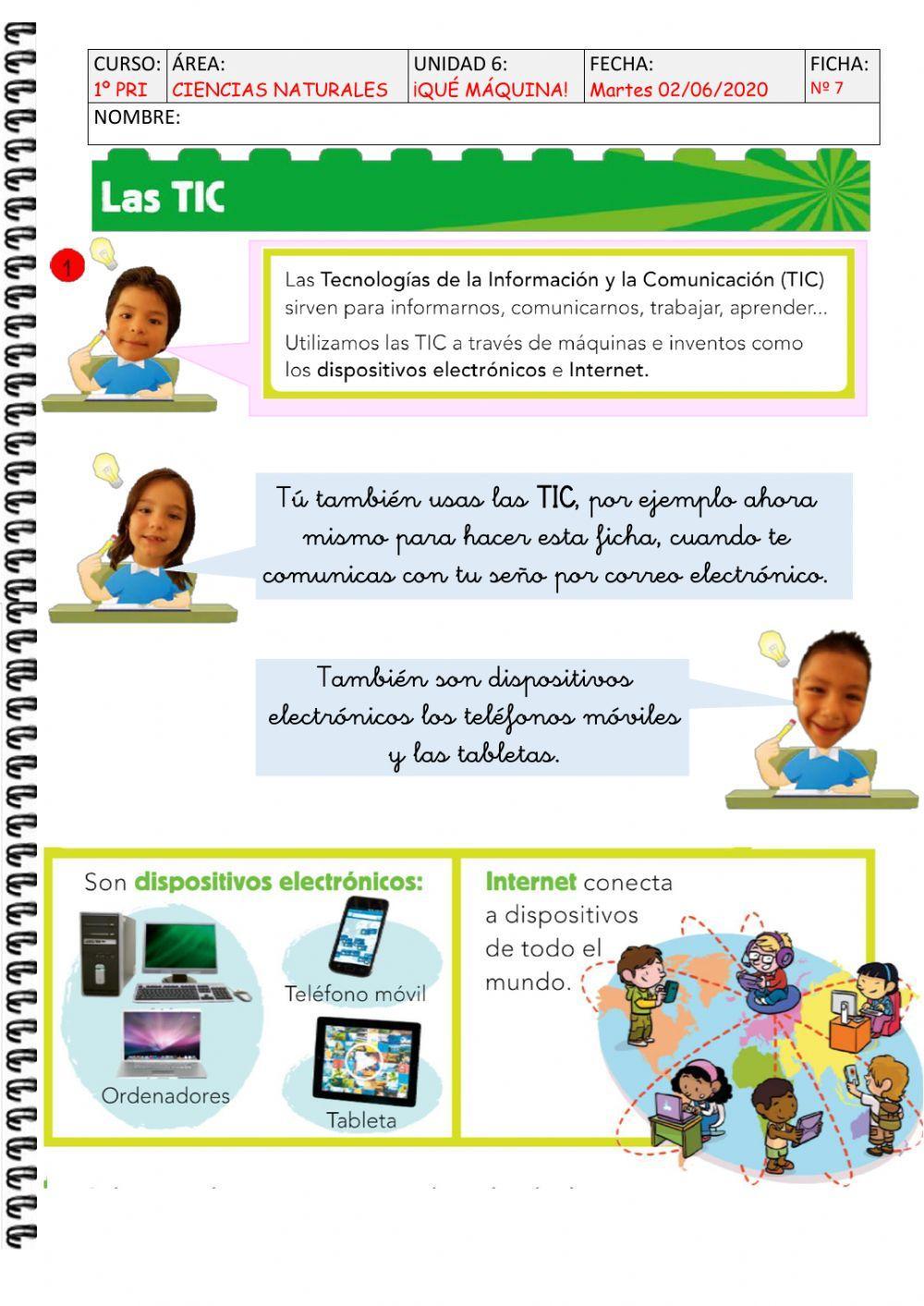 U6 Las máquinas ficha 7 U6 Las máquinas ficha 7