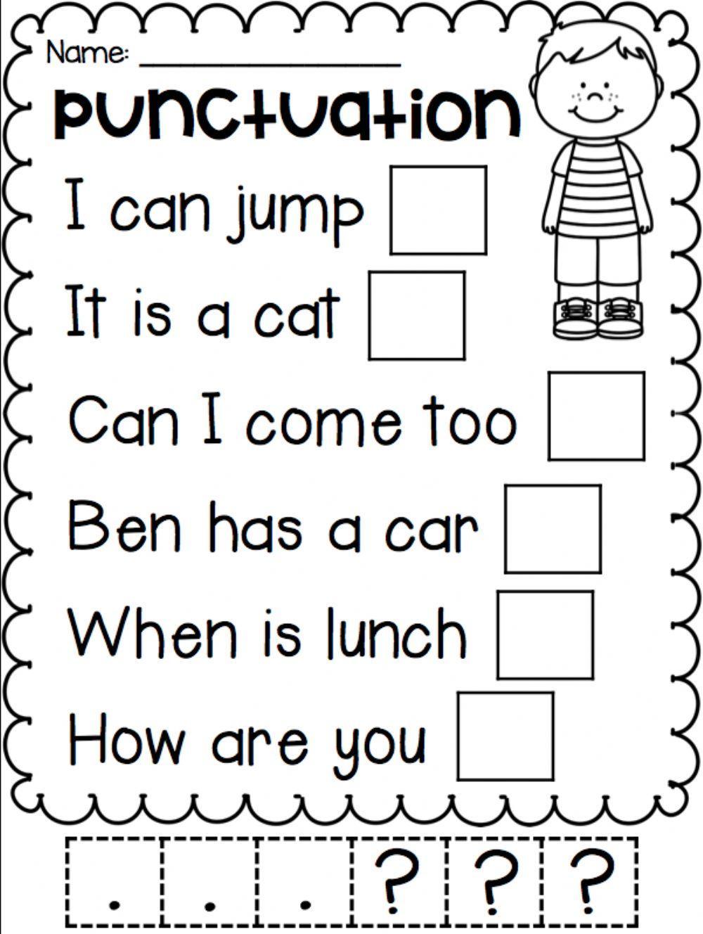 211594 Punctuation ( ?) Dalia LiveWorksheets