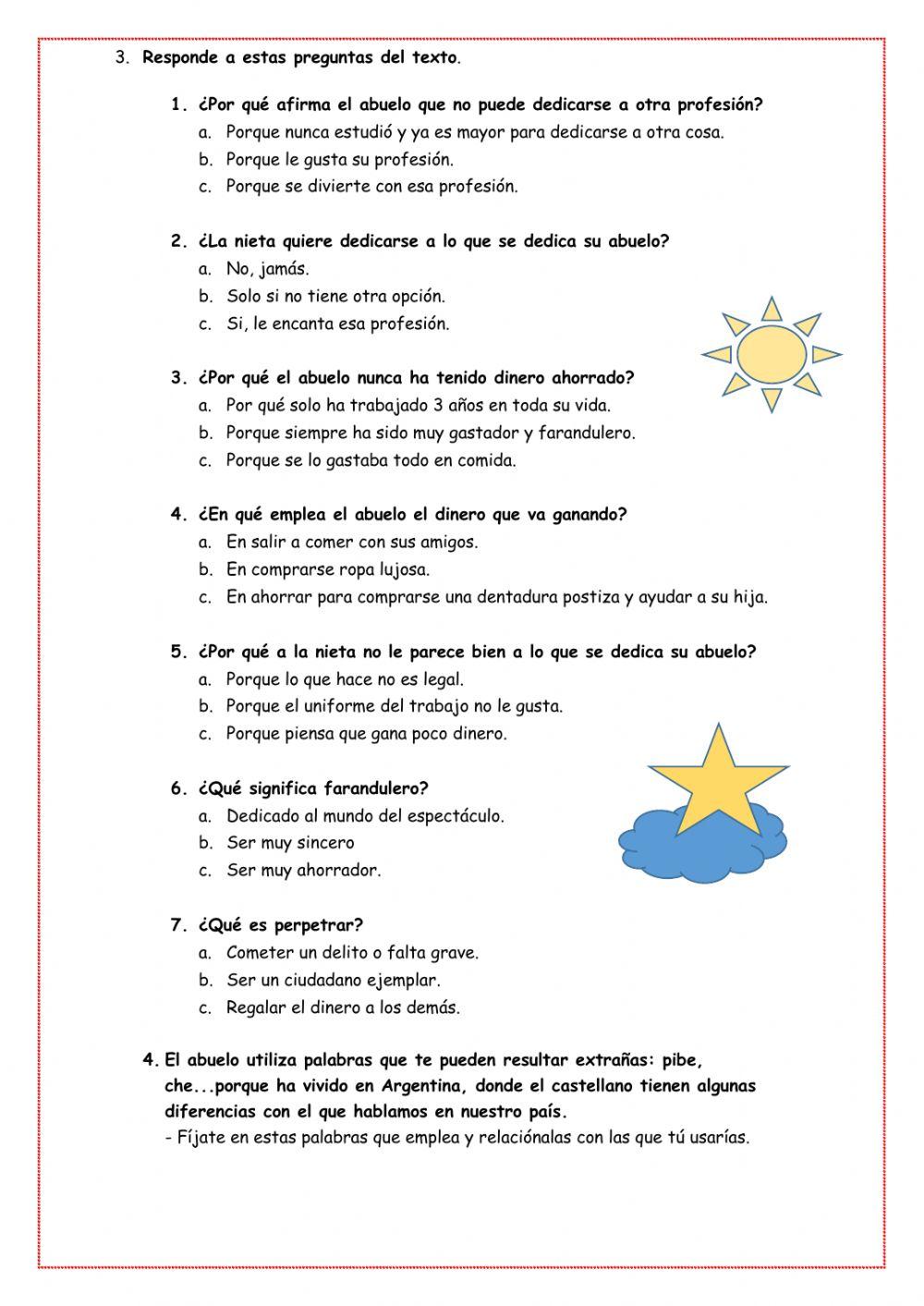 Comprensión lectora. Comprensión lectora.