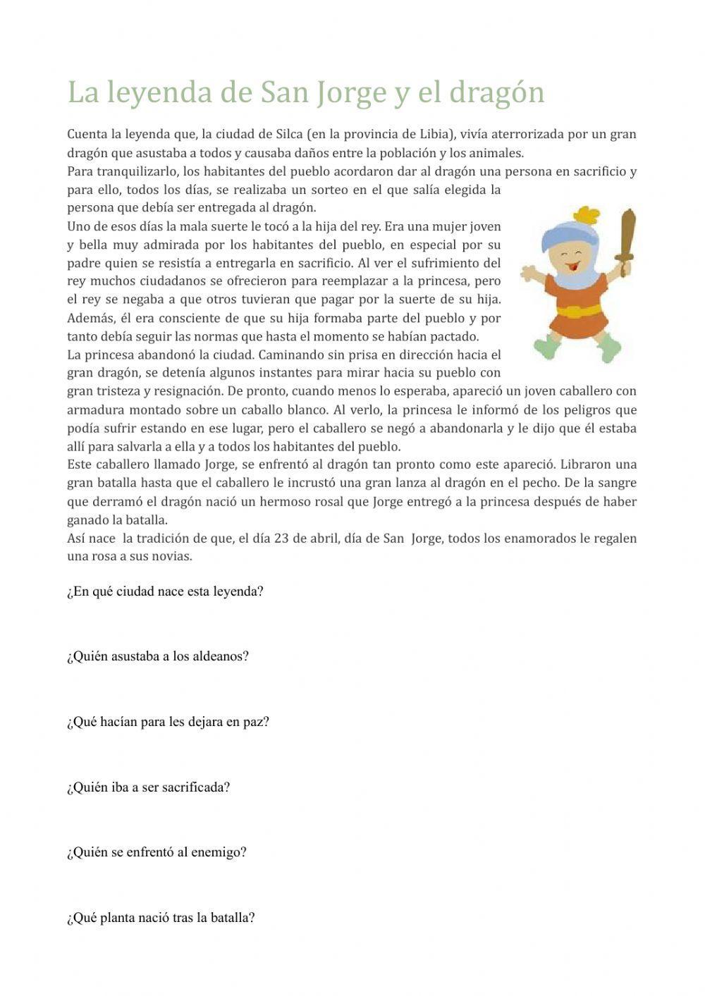 San jorge y el dragón