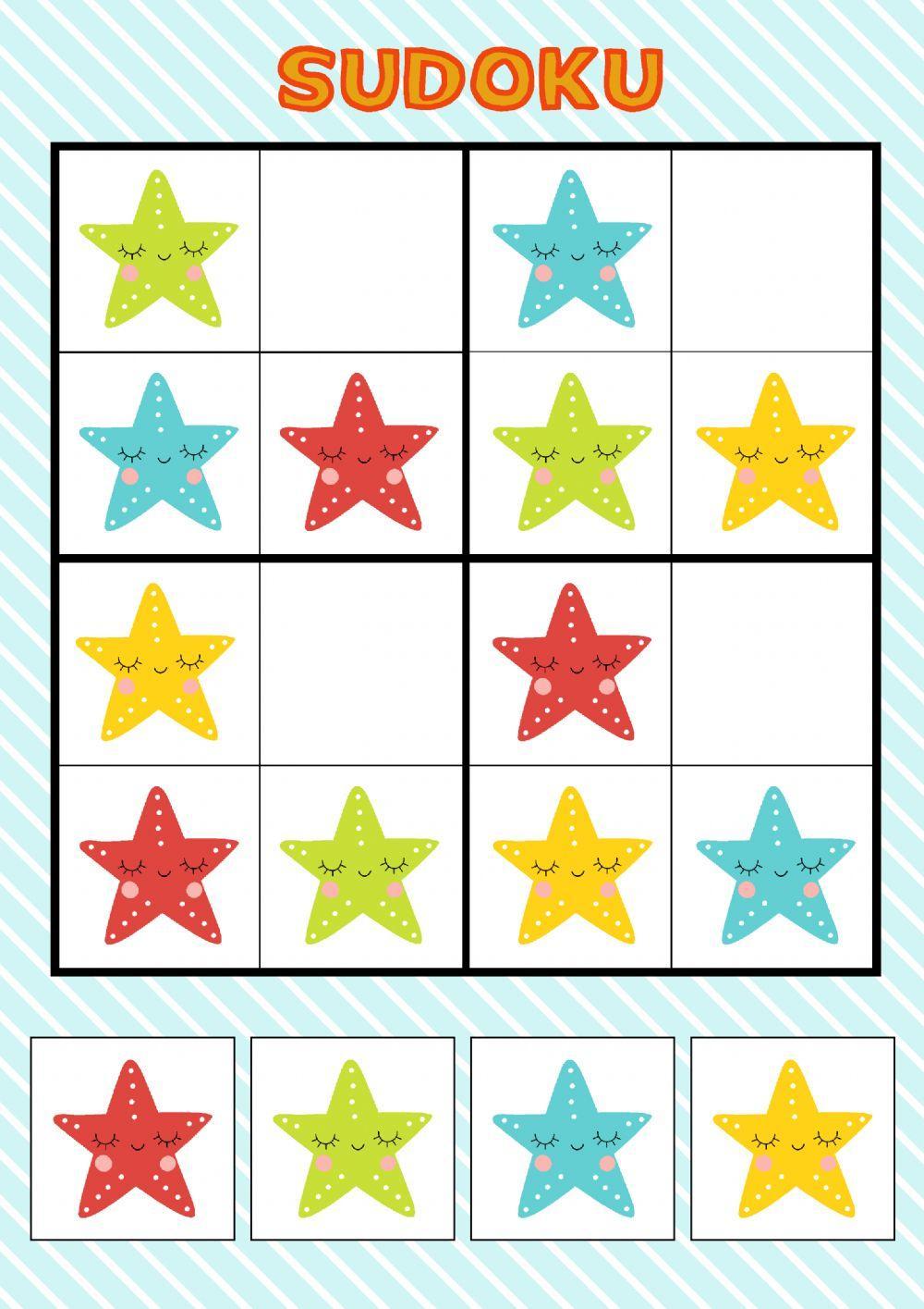 Sudoku animales marinos 3.