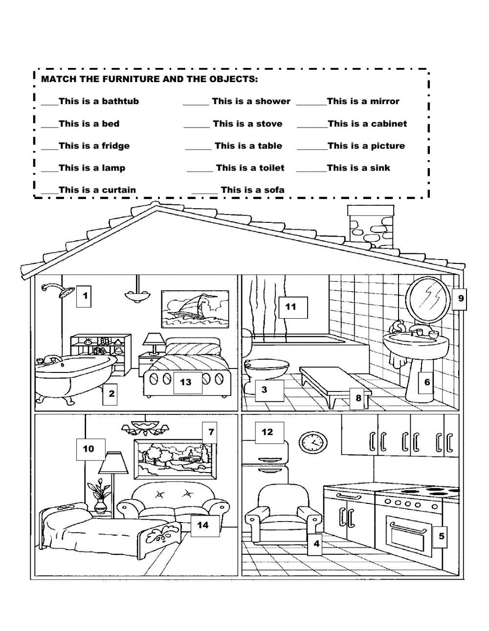 Furniture in he house